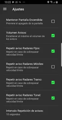 InfoRadars android App screenshot 1